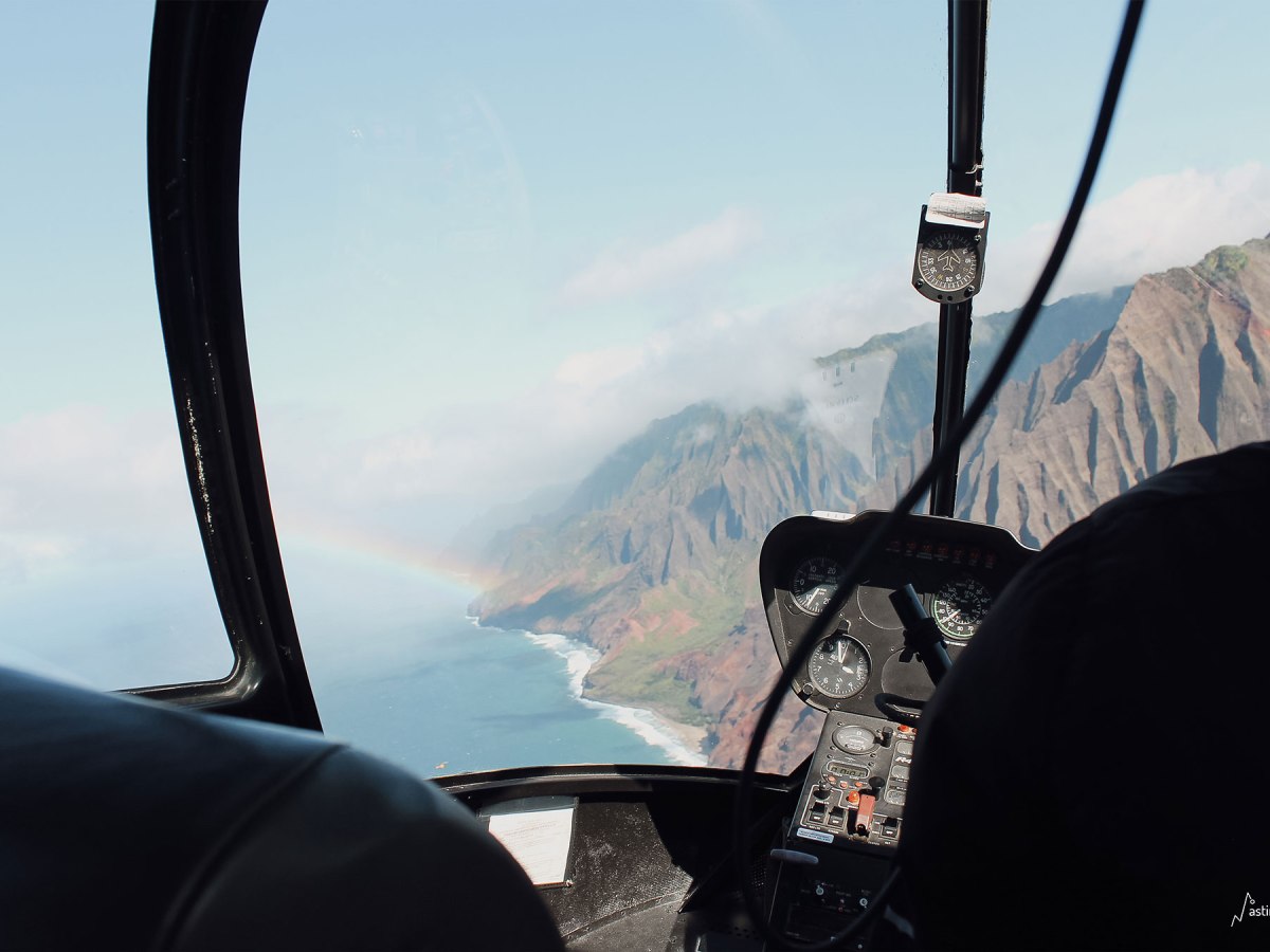 Riding a Helicopter with the Doors Off in Kauai!